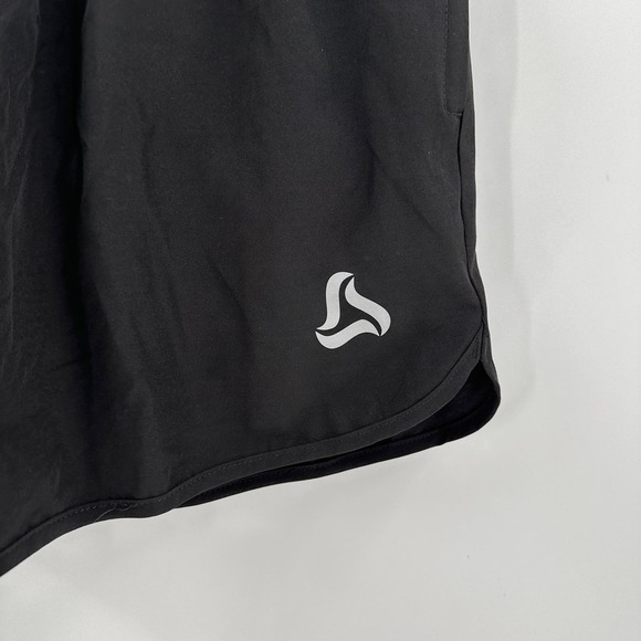 NWT Silkworld Black Elastic Waist Lined Zip Pockets Swim Trunks Size Small - Picture 5 of 11